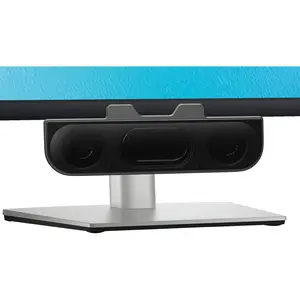 [Upgraded] Computer Speakers for Desktop PC | Monitor Speakers | USB Plug-N-play External Speakers for Laptop, Small PC Soundbar with HD Sound, Loud Volume, Enhanced Bass – Easily Clamps to Monitors