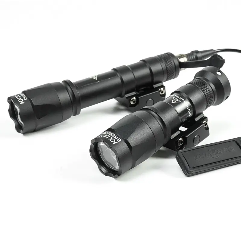 Tactical M300C/M600C LED White Flashlight With SF Wire-controlled Switch Constant / Strobe White Light Fit 21mm Base Mount