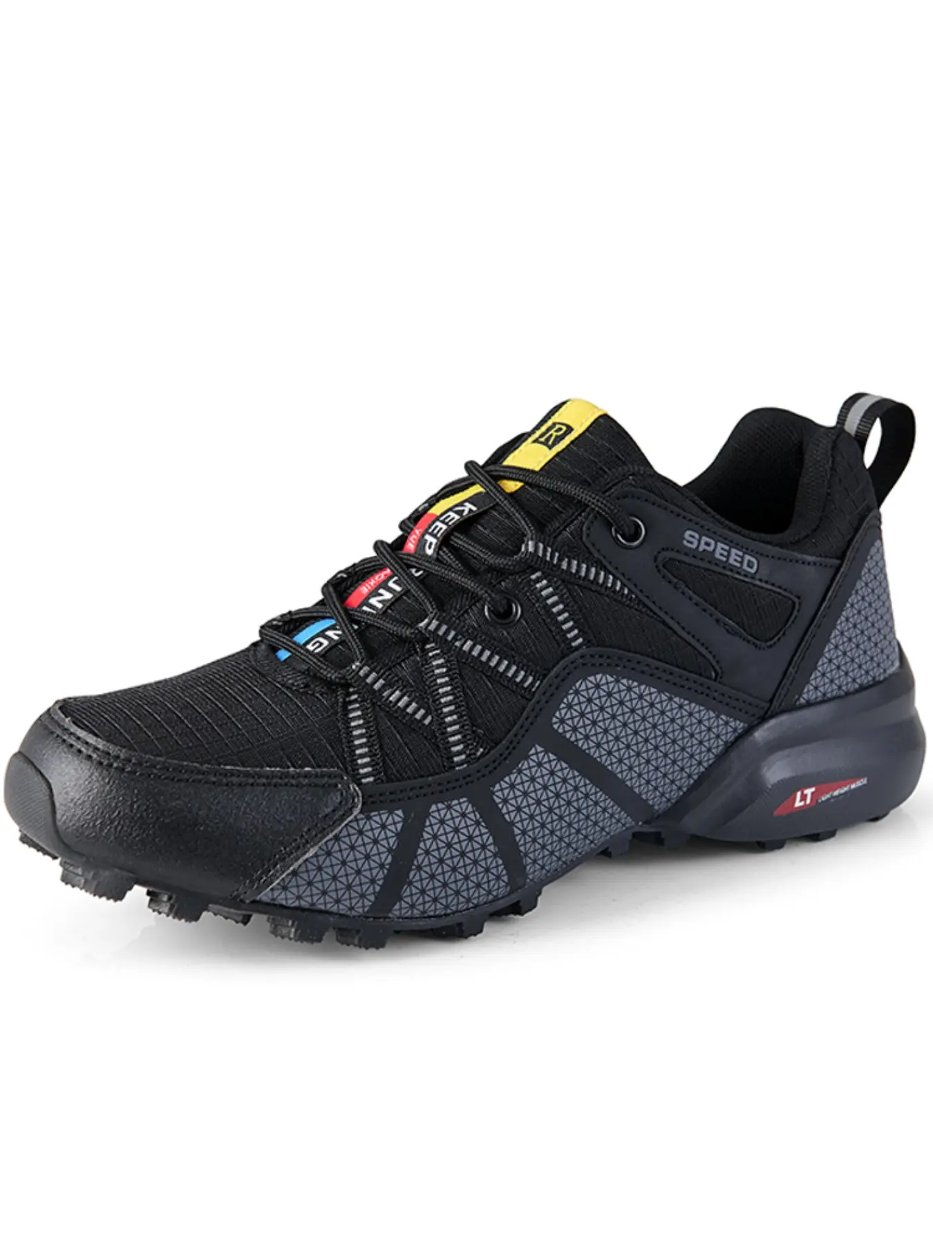 Men's Casual Sports Shoes, Outdoor Running Shoes, Hiking Mountain Trail Shoes, Comfortable Training Shoes, Large Size Athletic Shoes, Sporty Running Shoes