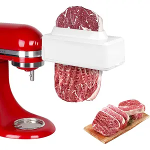 Meat tenderizer attachment for all kitchenaid stand mixers updated stainless steel gear tenderizing machine meat tenderizer tool sturdy and durabledishwasher safe
