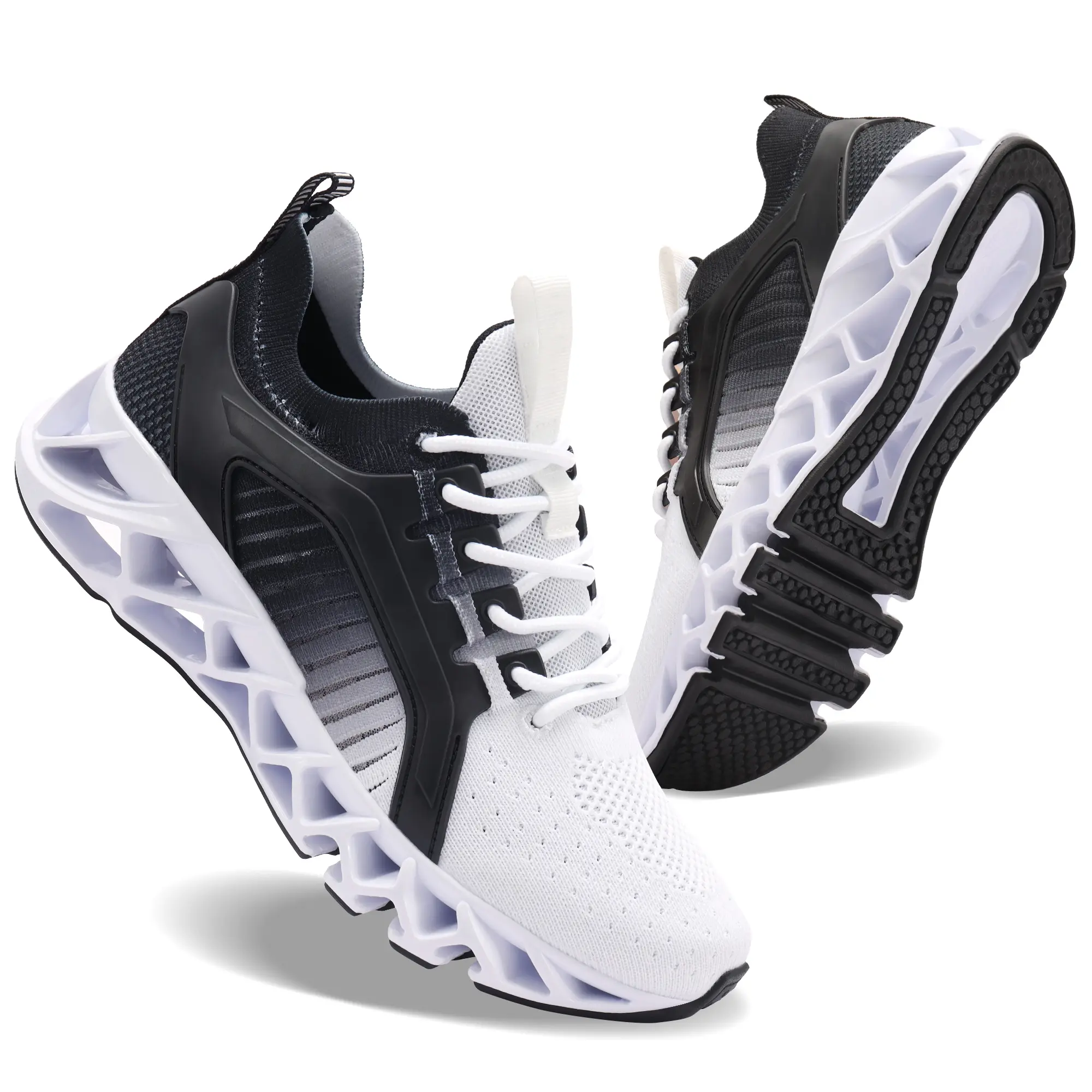 Women's Running Sneakers - Athletic Walking Tennis Shoes with Durable Rubber Sole, Blade Design, Non-Slip, Lightweight Fashion Sports Shoes, Women's Sneakers, Running Shoes Women