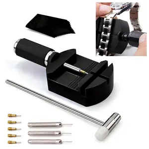 Professional Watch Repair Tool Kit, Watch Link Pin Remover for Watch Band Adjustment & Bracelet Sizing Repair Tools