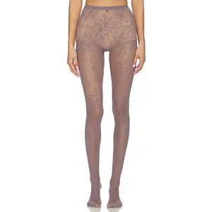 SWEDISH STOCKINGS Rosa Tights in Mid Grey