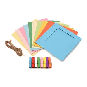 Zink Square OneStep Vintage Photo Frames For HP Sprocket, LG, Prynt, LifePrint 2x3" Photo Paper Colorful Decor