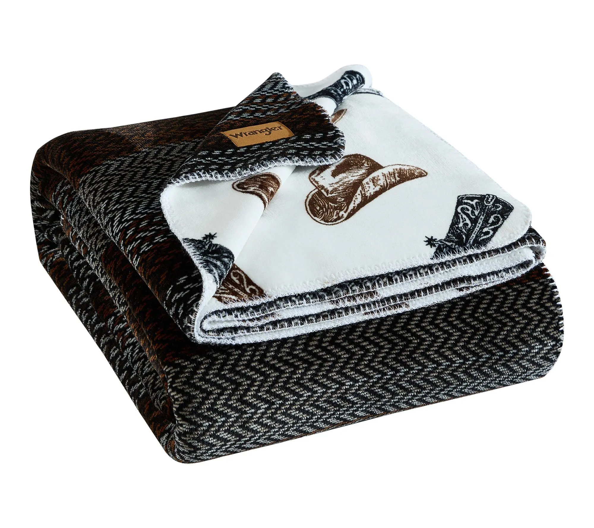 Wrangler Nash Stripe Reversible Twin Blanket