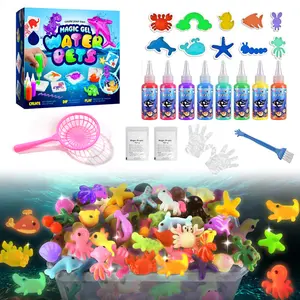 Magic Water Elf Toy Kit with Magic Gels and Molds Imaginative Play Birthday Gifts Party Favors Family Friendly DIY STEM Projects Create Your Own Magic Gel Water Pets