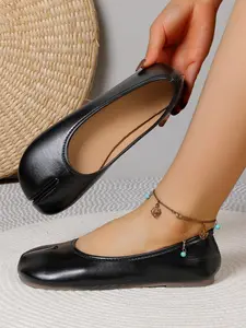 Women's Split Toe Shoes, 17 Colors Available, 2026 Spring New French Style Flat Ballet Mary Jane, Super Comfortable Casual Shoes, Casual Flats