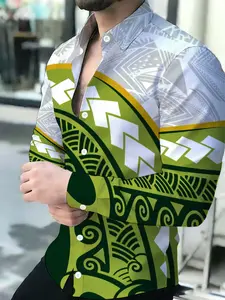 Men's Breathable Lapel Long Sleeve Cardigan Tops