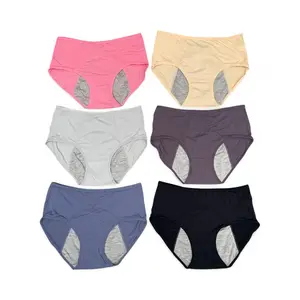 6 Pack Women's Leakproof&Protective Panties For Incontinence Period Women