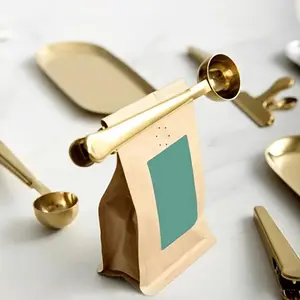 Stainless Steel Coffee Spoon Holder, Reusable Kitchen Tool for Espresso, Tea, Ice Cream, Spices, Cafe Decor Accessories