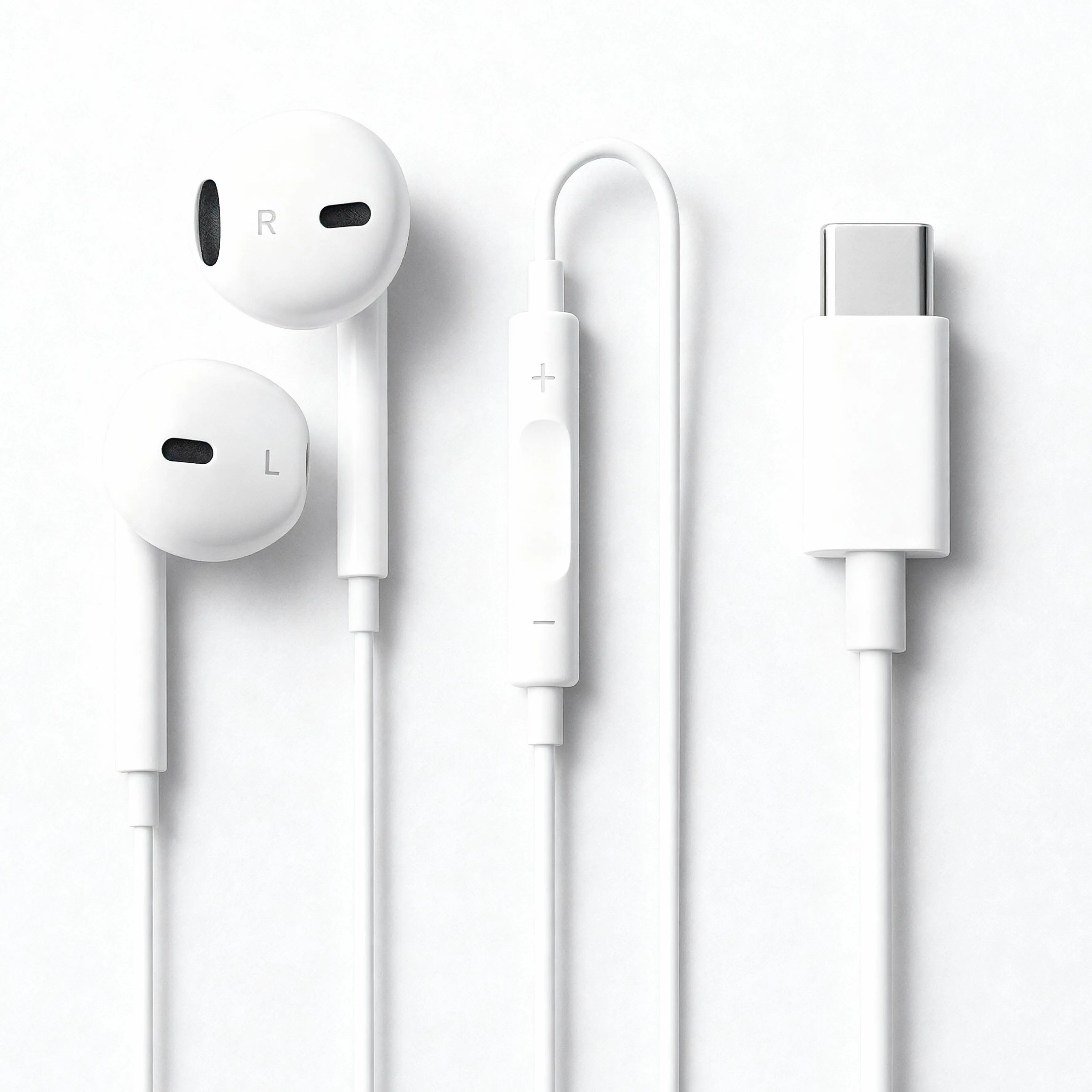 Summerwins 2-Pack In-Ear USB-C Audio Earbud Headset, High Quality Noise-Reducing Headphones with Microphone, Volume Control, HiFi Stereo Audio, Plug-and-Play for iPhone 15/16/17, Galaxy, Pixel, OnePlus, Electronic, Device, Wired Earphones