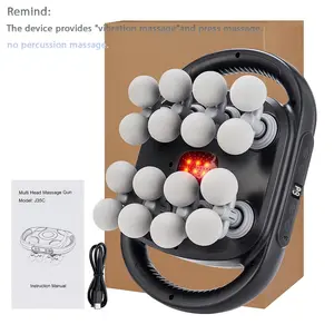 16 Head Fascia Tool for Muscle Relaxation, High Efficiency Portable Rechargeable Design, Usb Rechargeable Massagers, Perfect Gift for Friends & Family