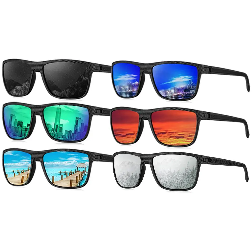 KALIYADI 6-Pack Cool Stylish Shades - UV Protective Sunglasses with Outdoorfun Style for Men, Ideal for Fishing, Driving, Cool Sunglasses