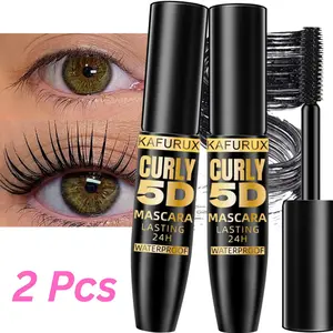 Buy One Get One Volumizing Eyelash Mascara Waterproof Fiber Voluminous Lengthening, Dense Curled Lashes, Long-Lasting Formula, Ideal Valentine Gift for Women, Essential Makeup