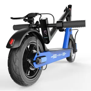 [Best Gift Item] Electric Scooter 2026 New Model with 10 Inch Solid Tire, 36V 10.4Ah Battery, 21 Miles Max Range, 19 MPH Adjustable Speed, Dual Braking System and Foldable Design