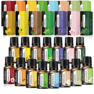 Multi-Pack 10ML Essential Oil Set, Home Aromatherapy Kit with Therapeutic Scent, Woody Aromatic Scent, Rose, Jasmine, Lavender, Relaxing & Sweet Dreams Blend
