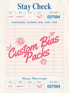 CUSTOM BIAS PACK | Photos, Stickers | Nour Pop Planet