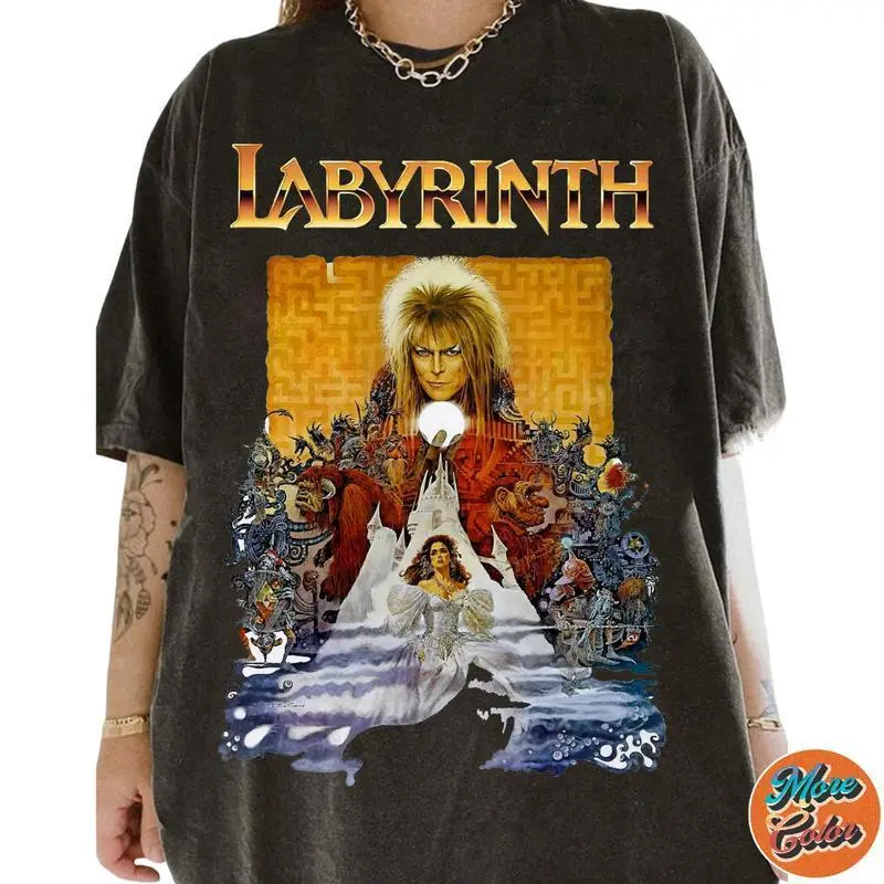Labyrinth Movie Shirt Cotton Unisex T-shirt Crew Neck Size S-2XL Menswear Top Womenswear Top Underwear Streetwear Set Tshirt