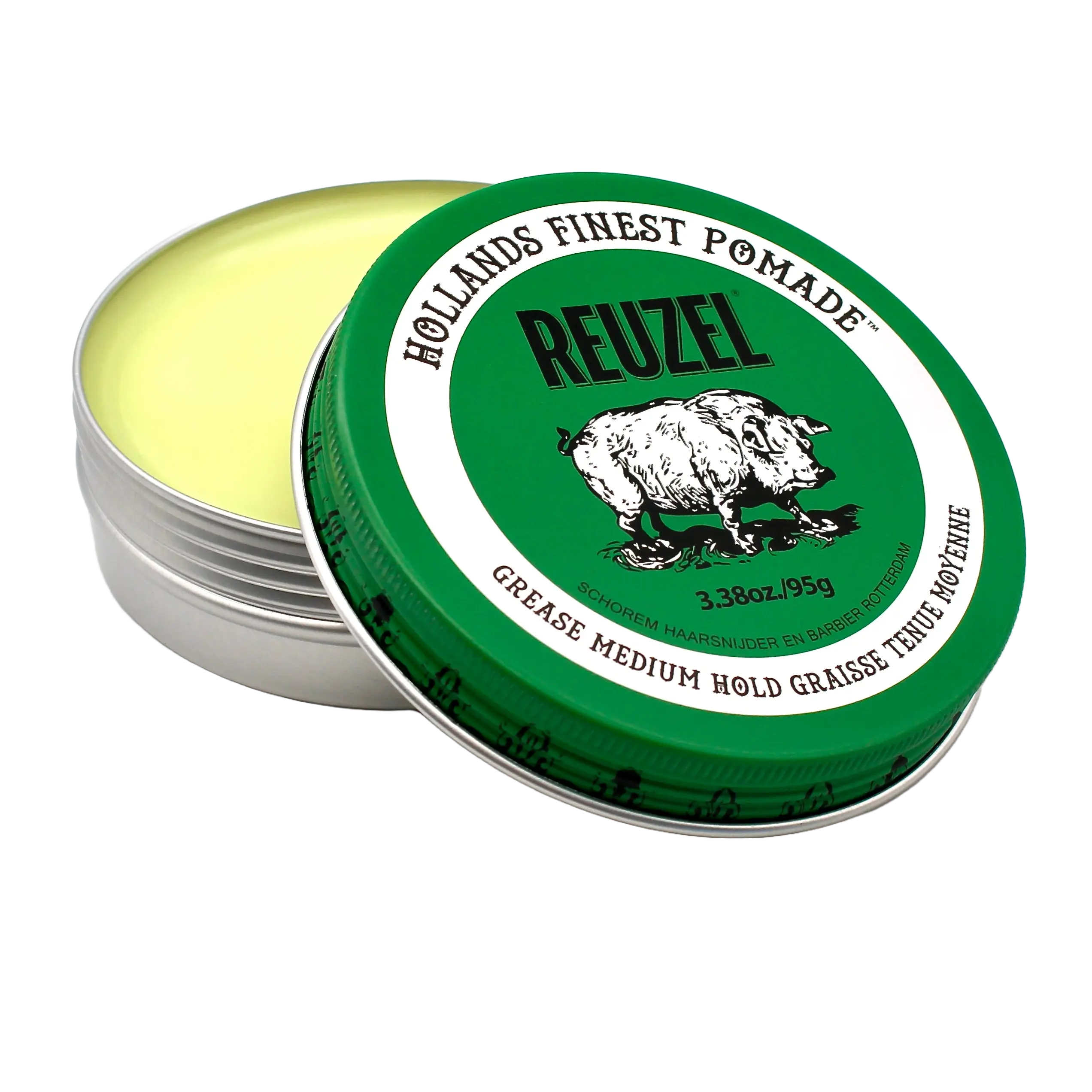 REUZEL Green Grease Pomade Oil-Based Medium Hold