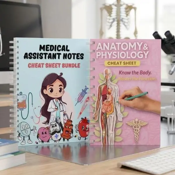 [New verson] Combo 2 book Anatomy and Physiology Study Guide, RN Clinical Pocket Guide and Human Anatomy and Physiology Study Notes, Nursing Reference Book and Learning Resource, Nursing A&P Learning Notes