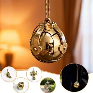 Mini Masonic Adjustable Cross Pendant Necklace, Vintage Folded Ball Chain, Unisex Jewelry Gift, Easter Present, Gothic Cross, Cross Necklaces