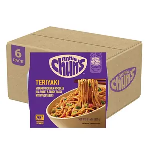 Chun's Teriyaki Noodle Bowl, 8.16 oz (6)