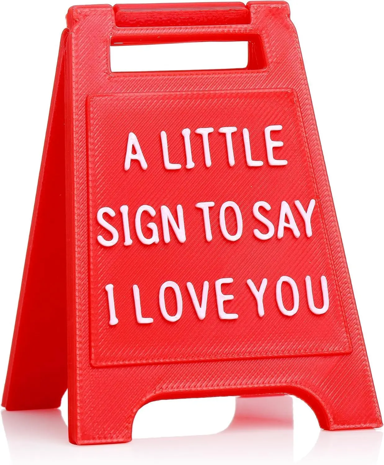 Mini I Love You Sign - Romantic Valentine's Decoration & Anniversary Present | Fun Cute Gift for Girlfriend, Wife, Fiancee, Boyfriend