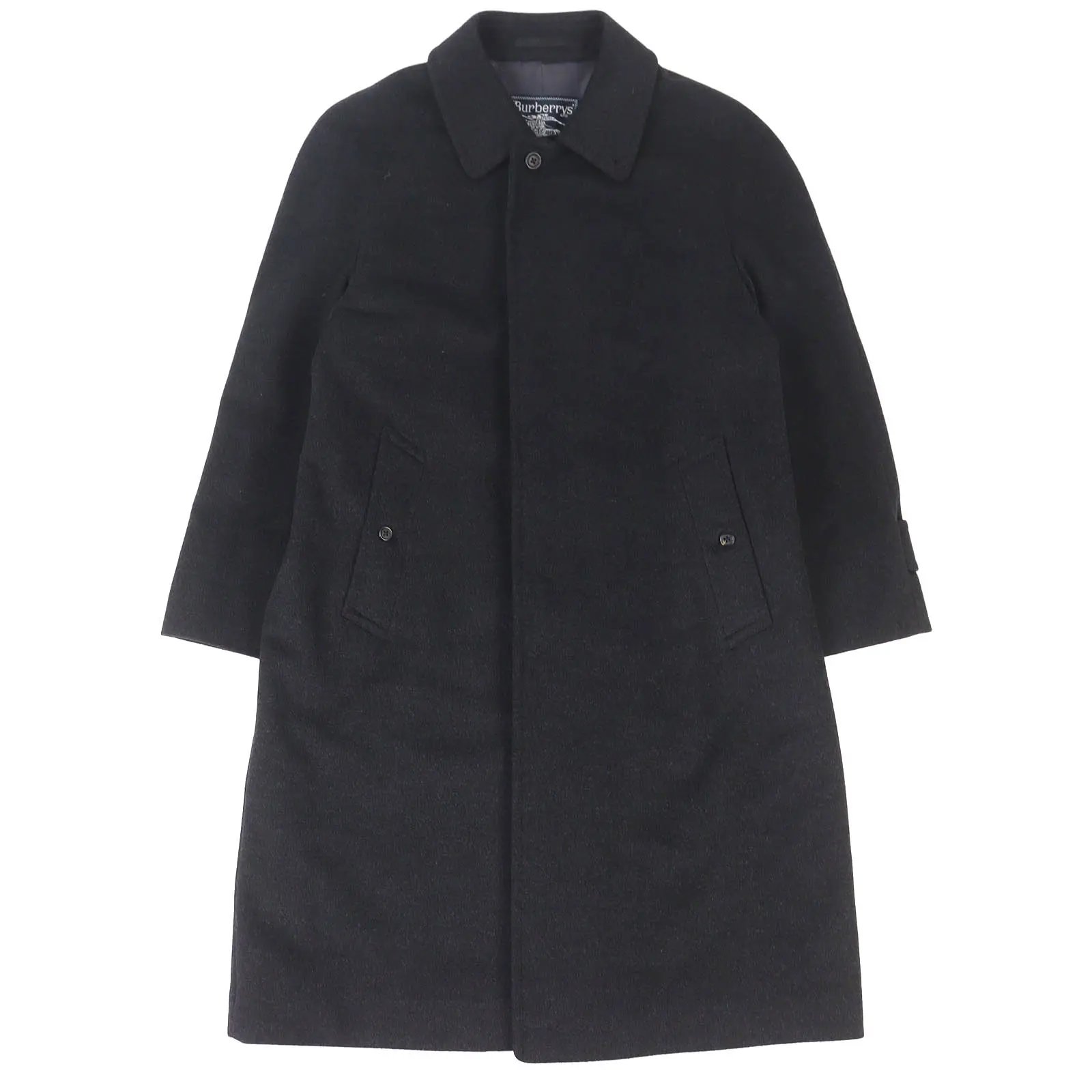Pre-owned BURBERRY Cashmere Small Leather Goods Burberrys Wool Coat