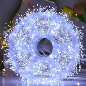 LED fairy light strings, warm color-changing lights, DIY festival wreath decorations, USB Valentine's Day, Mother's Day, festival wedding party supplies, Party Lighting Decoration, Led Lighted