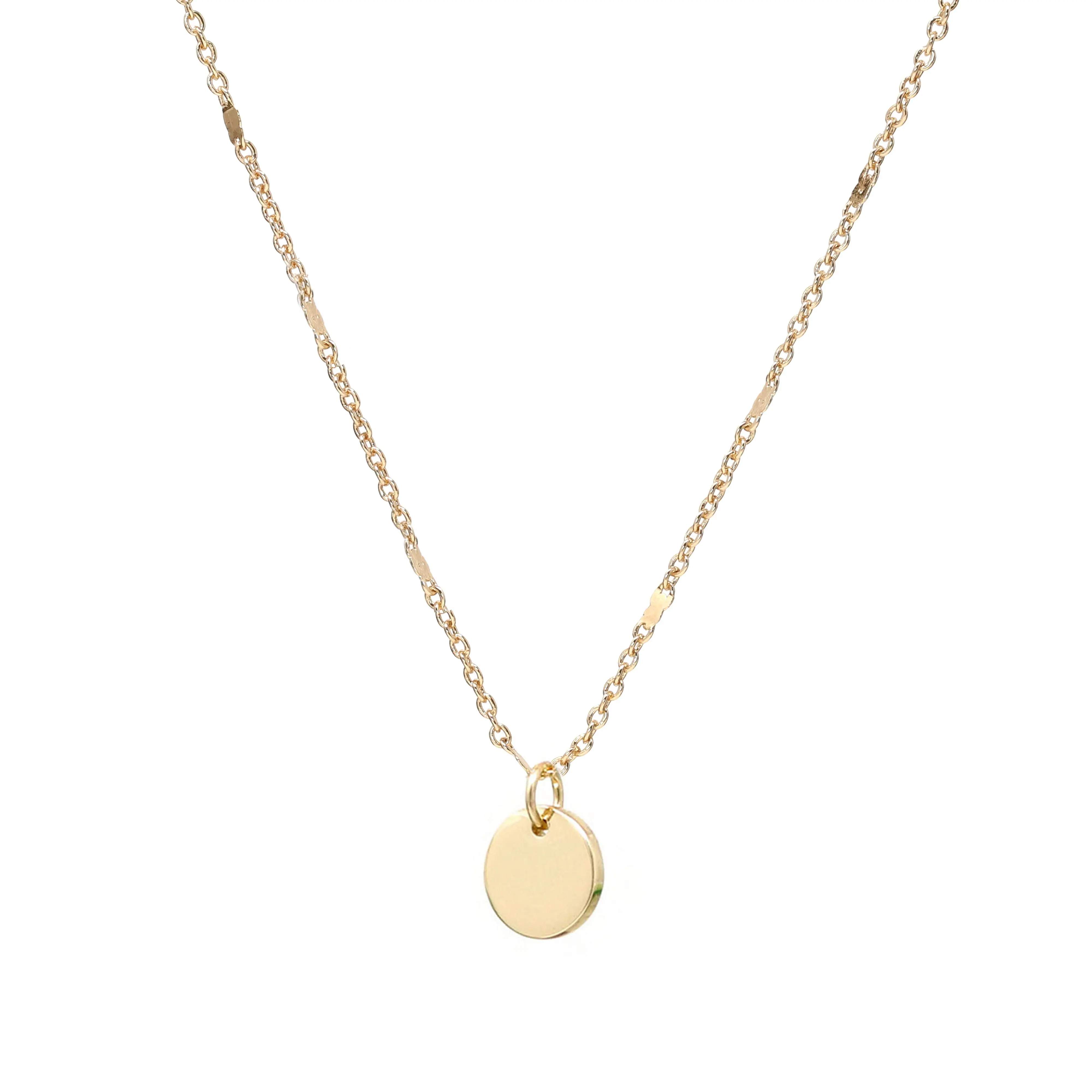 Circle Charm Necklace for Women - Elegant and Chic