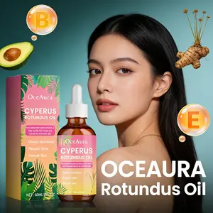 OCEAURA Cyperus Rotundus Oil - Post Hair Removal Soothing, Gentle, Sensitive, Moisturizing, Hydrating & Moisturize Body Care Skin Care Oil Moisturizer