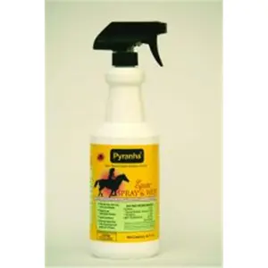 Pyranha Eq Spray N Wipe Fly Spray Qt 1 Whte - 001EQSPRAY