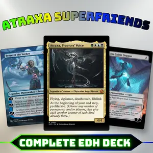 Atraxa Superfriends Commander Style Deck | 100 Cards + Tokens | Custom Proxy Cards