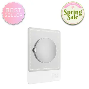 RIKI SKINNY DUO Warm & Cool Color Temperature Lighted Vanity Mirror