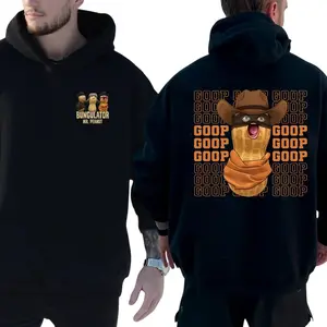 Burnt Peanut Goop Meme Two Sided Hoodie, Bungulator Merch Sweatshirt, Unisex Pullover, Gamer Gift Idea, Aesthetic Streetwear, Unisex Sweater Pullover Tee