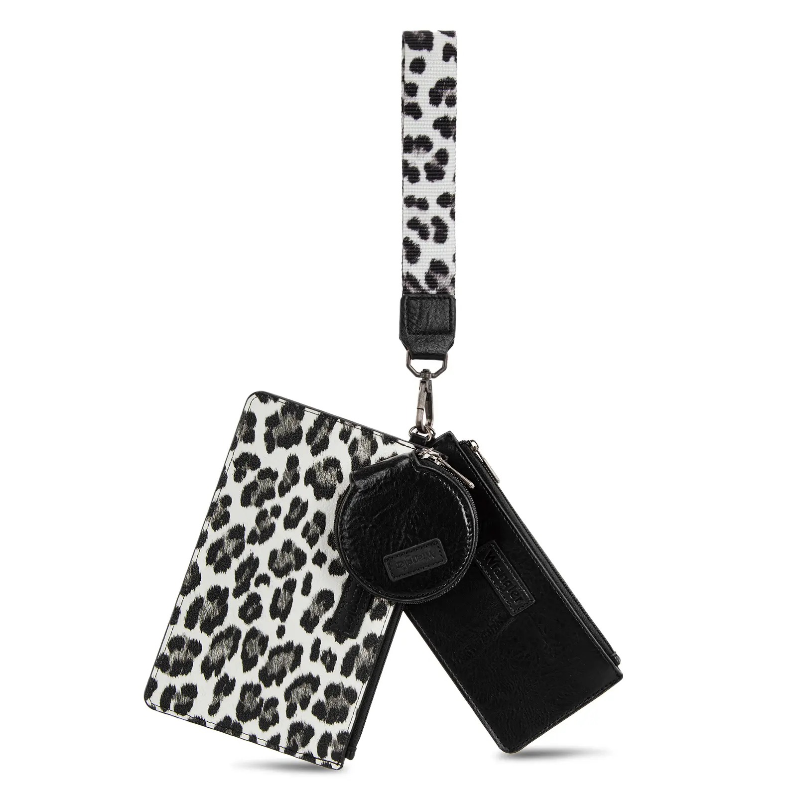 Wrangler Womens Wallet Western Wristlet for Women Large Rfid Wallet with Detachable Credit Card Holder