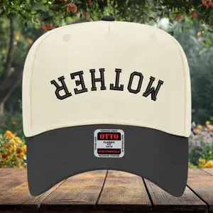 Upside Down MOTHER Embroidered Trucker Hat - Novelty Mom Gift