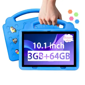 10.1 Inch Touchscreen Tablet PC with Sim Calling & Phone Functions, Parental Control, Dual Camera, HD Display, Shockproof Case, Ideal for Learning & Gaming