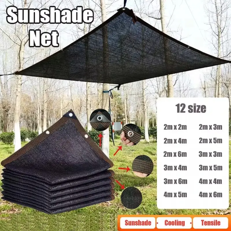 Breathable Sunshade Net for Outdoor Use, High-Density Mesh for Garden Protection, Durable UV Shield for Home and Yard, Outdoor Shade Canopy, Outdoor Patio Sunshade, Backyard Canopy, Outdoor Sun Shades for Patio