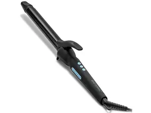 BIO IONIC Z-FGTST-CL 1 Inch Curling Iron With Long Barrel - Cool Touch Grip - 2" Longer Barrel Than Average - Variable Heat Setting - Swivel Cord - 9ft Cord Length