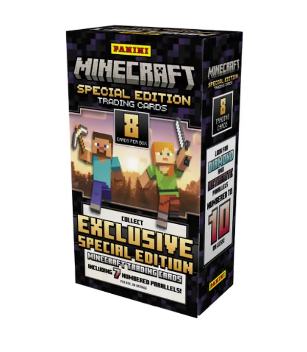 2025 Panini Minecraft Special Edition Hobby Box - 7 Numbered