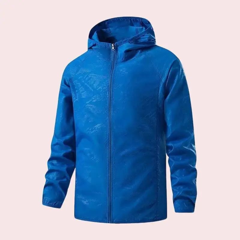 Unisex Waterproof Sun Protection Windbreaker Hiking Jacket for Camping and Climbing