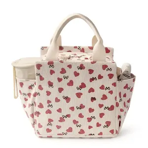 Insulated Lunch Box Large Capacity Heart Pattern Thermal Insulation Lightweight Portable for Men Women Work Picnic Travel