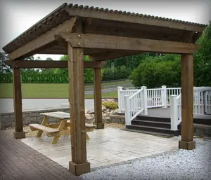 Pergola Arbor How-to Book; Paper Pattern Plan to DIY and Easily Build Large 12x16 Windsor Shade Shelter
