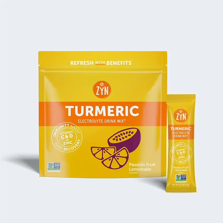 Turmeric Electrolyte Drink Mix - Passion Fruit Lemonade Turmeric Electrolyte Drink Mix - Passion Fruit Lemonade