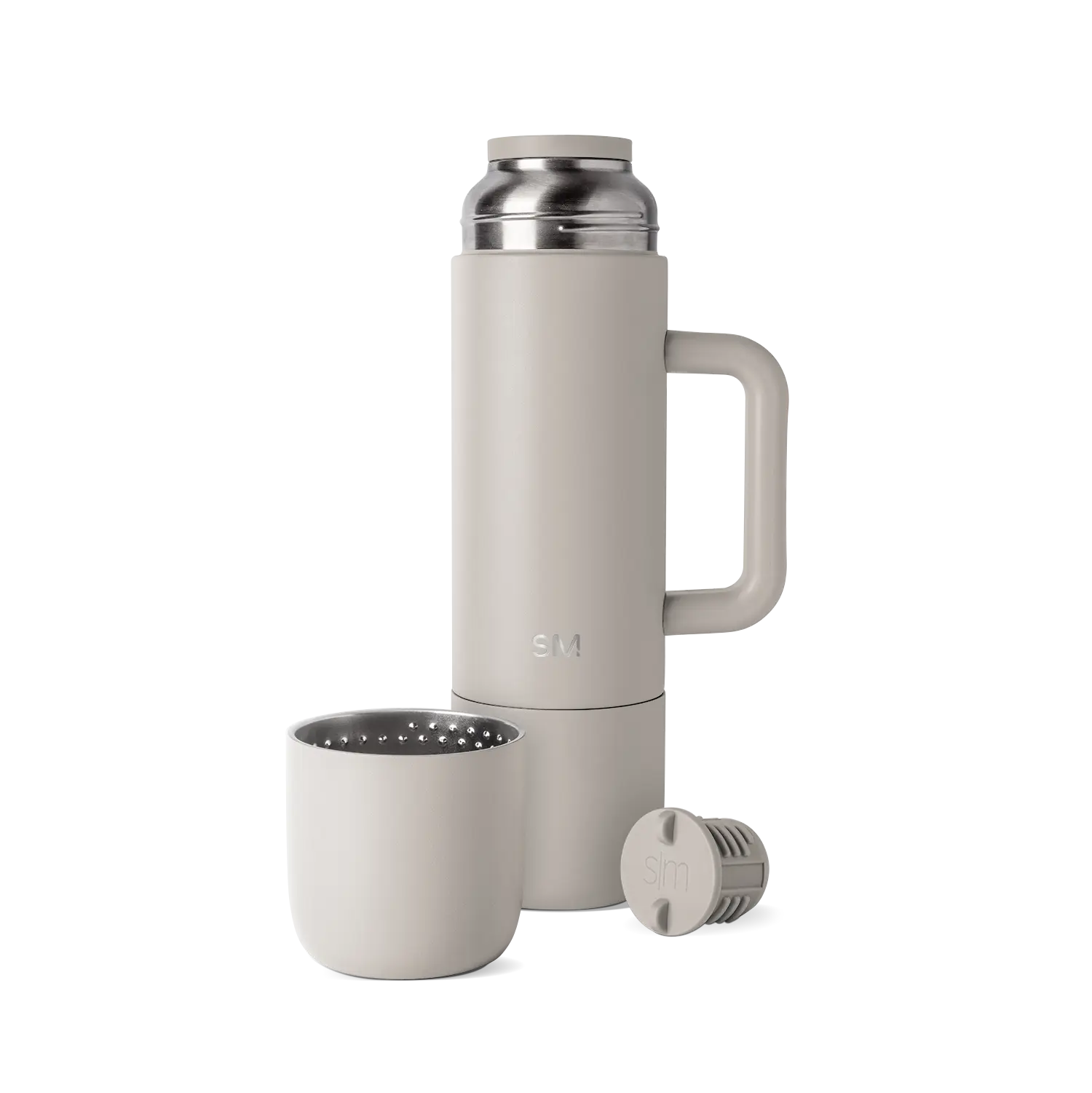 Simple Modern Roam Insulated Stainless Steel Coffee Thermos with 2 Mugs Simple Modern Roam Insulated Stainless Steel Coffee Thermos with 2 Mugs