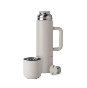 Simple Modern Roam Insulated Stainless Steel Coffee Thermos with 2 Mugs Simple Modern Roam Insulated Stainless Steel Coffee Thermos with 2 Mugs