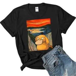 Screaming Psyduck Vintage T-Shirt Design