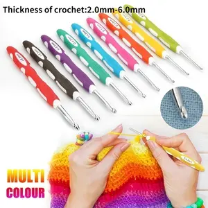 1pc/9pcs Sewing & Knitting Supplies Ergonomic Crochet Hook Set Crochet Needles Knitting Needle Sewing Accessories