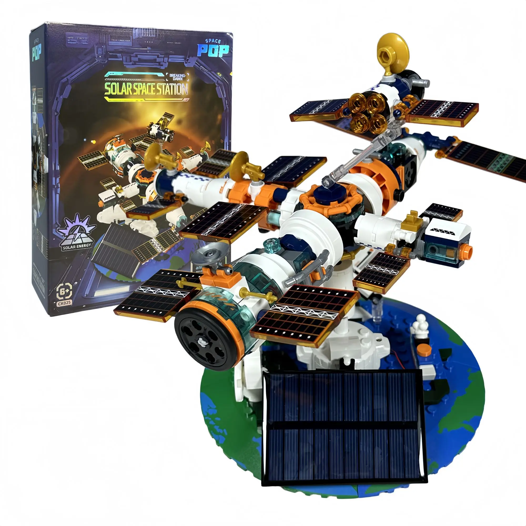 Dawn Solar Space Station - Educational Building Blocks for Kids, STEM Learning Toy, Space Exploration Model, Interactive Playset